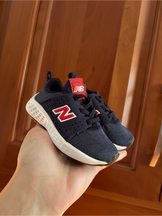 New Balance Other - New Balance | Infant Boy Navy Blue & Red Sneakers | Size 4 Infant
